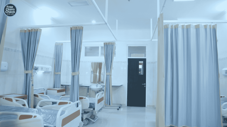 A hospital ward, representing the central theme of the article – the issue of hospital negligence in England and Wales and the worst-performing hospitals in these regions.